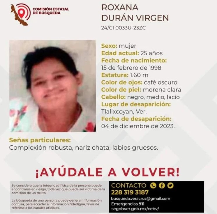 ​​Roxana Durán reportada como desaparecida fue enterrada en el patio de su casa