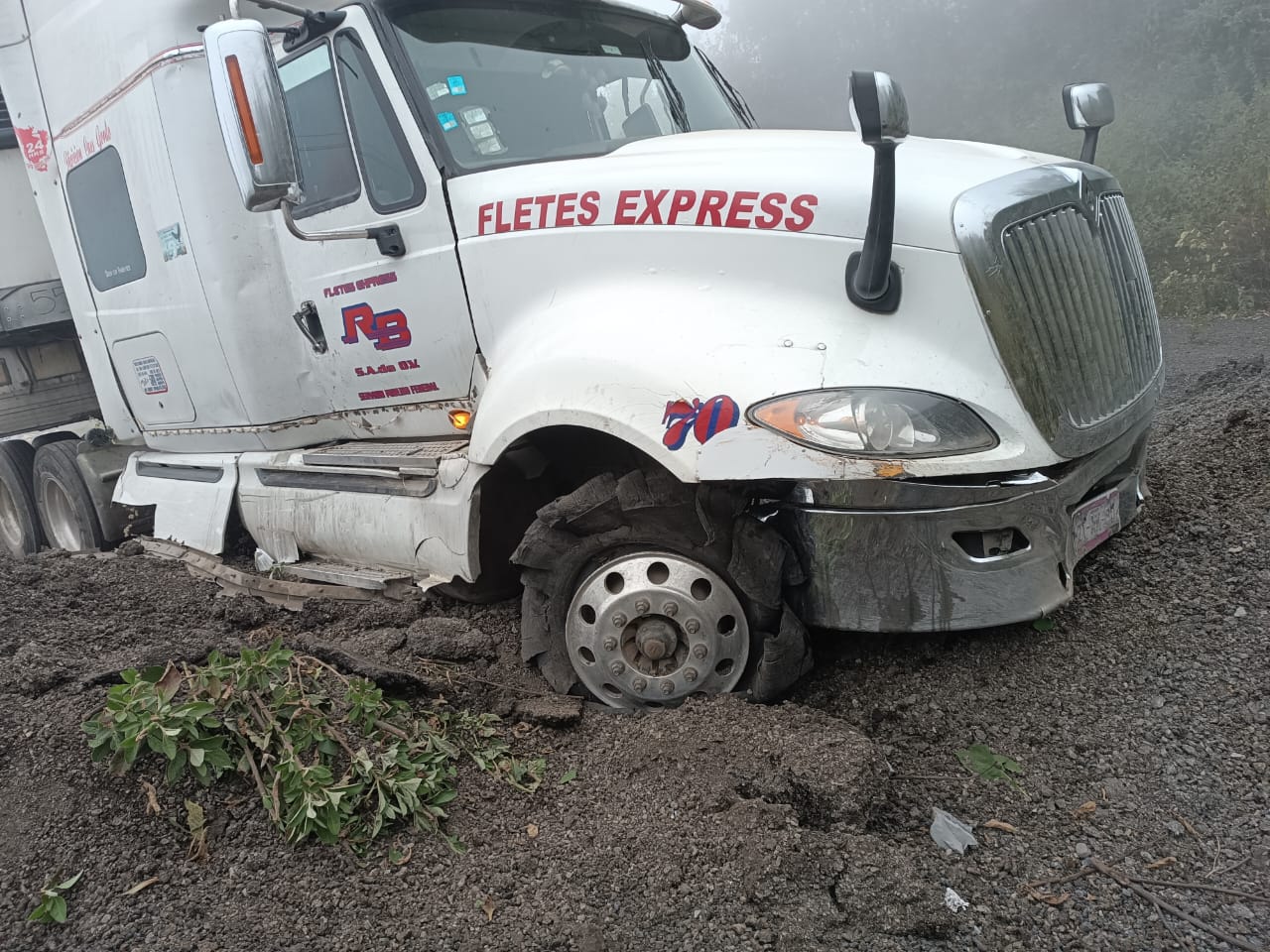 Lluvia y neblina ocasionan cuatro accidentes en la autopista Orizaba-Puebla