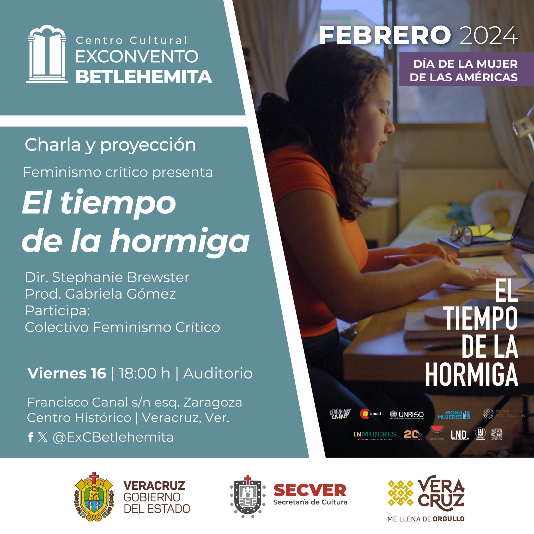 Disfruta la película El tiempo de la hormiga en el Exconvento Betlehemita