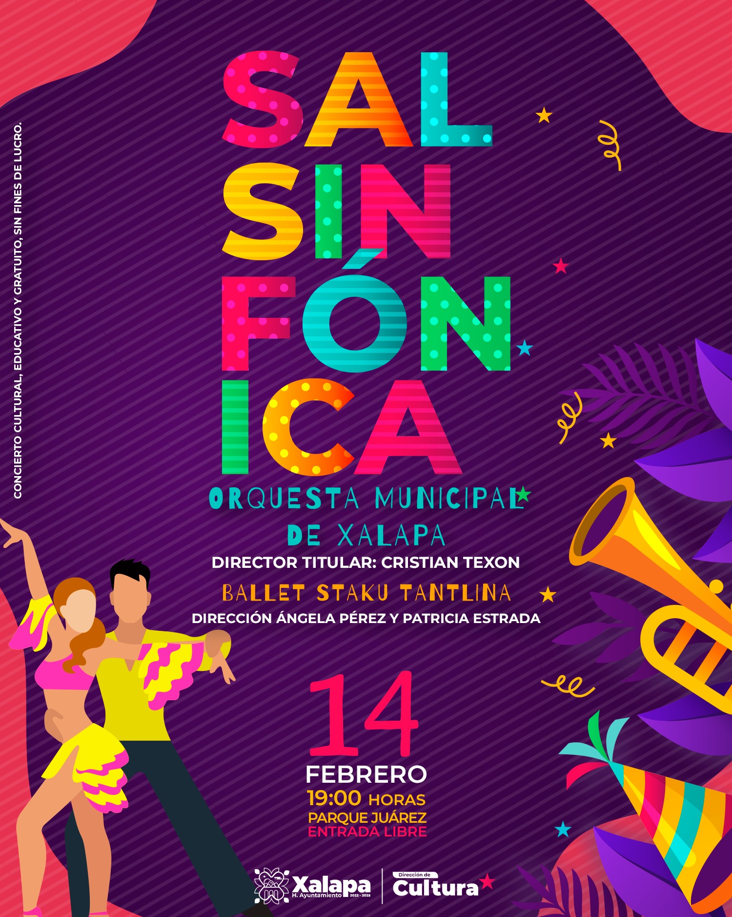 Celebra el Amor y la Amistad con la Orquesta Municipal de Xalapa y su “Salsinfónica”