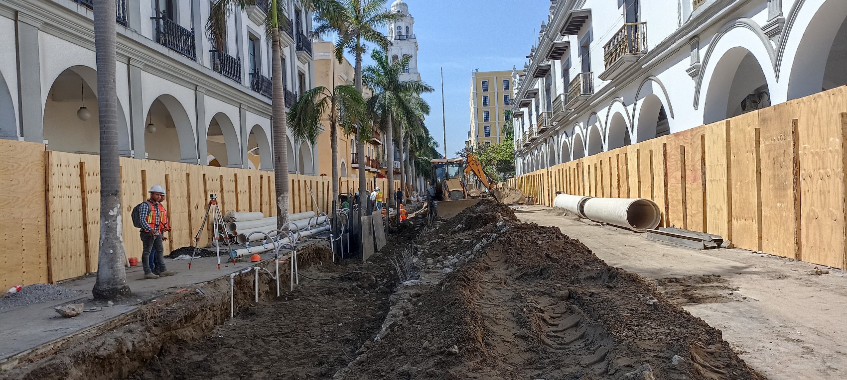 Lleva un avance del 30% la obra del colector del Centro Histórico: Alcaldesa