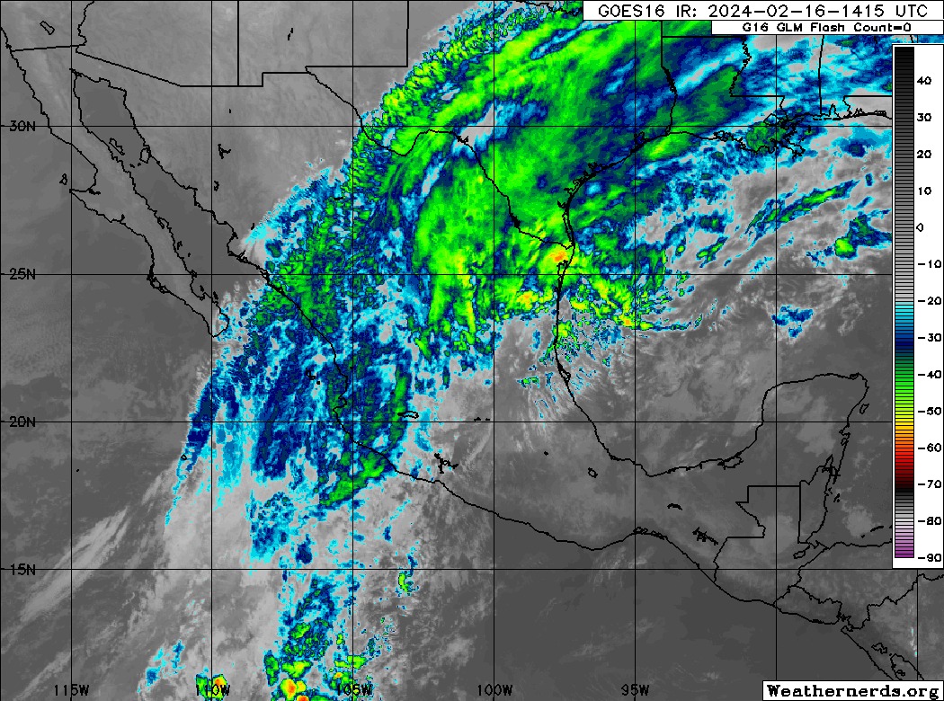 Norte intenso este sábado en Veracruz, con norte de hasta 110 hm/hr