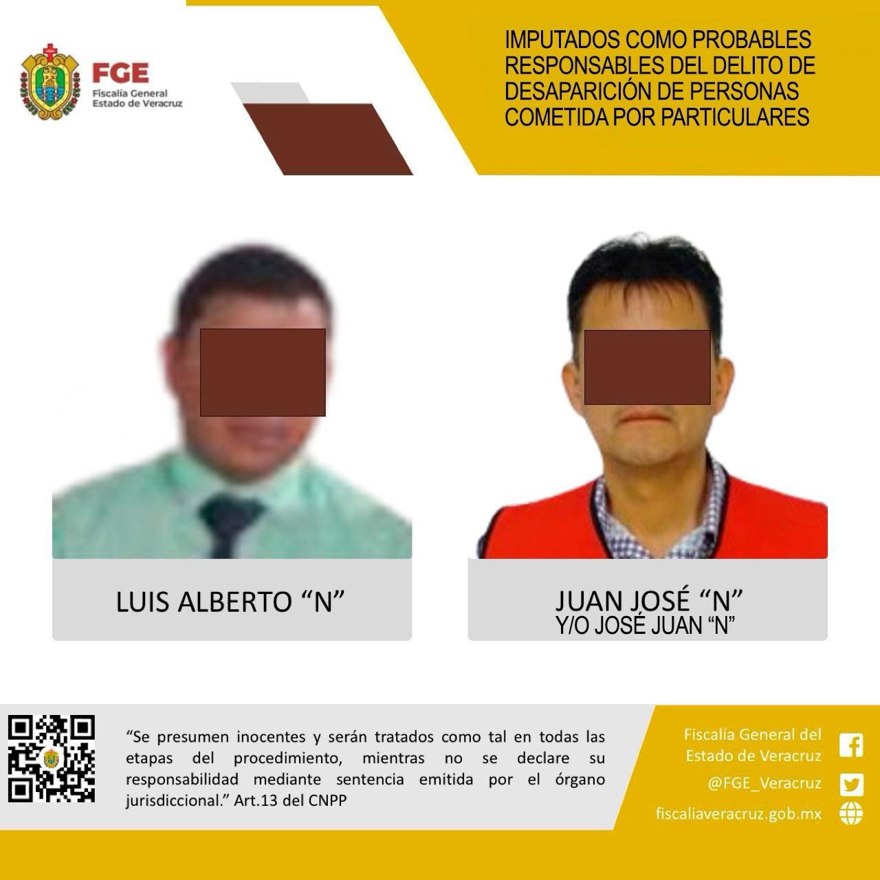 Detienen a otros dos presuntos involucrados en la desaparición de Liliana y Sergio Rueda Daniel