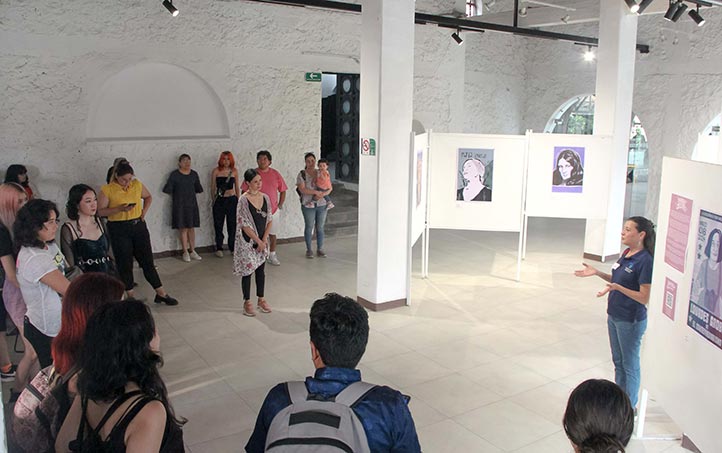 Alumnas exponen ilustraciones dedicadas a Mujeres en las artes