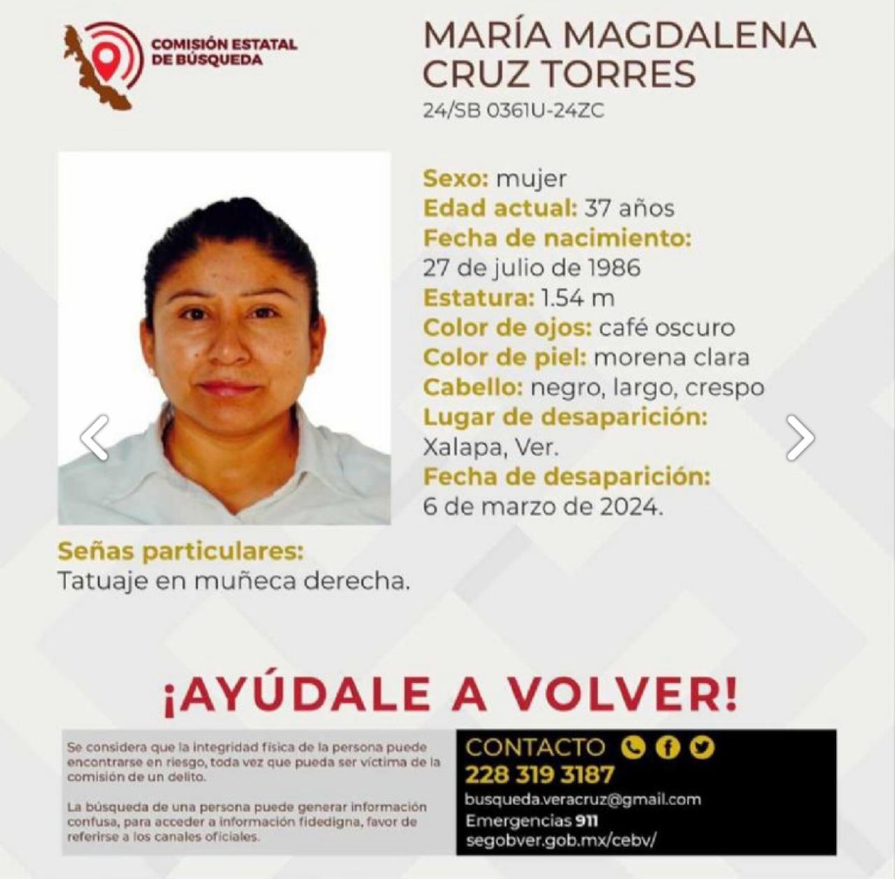Empleada administrativa de la SSP desaparece en Emiliano Zapata
