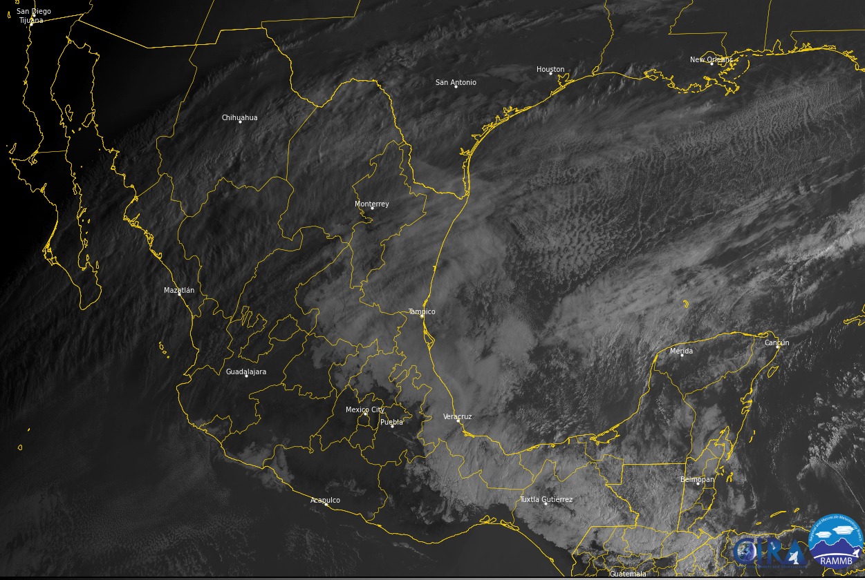 Frío inicio de semana en Veracruz