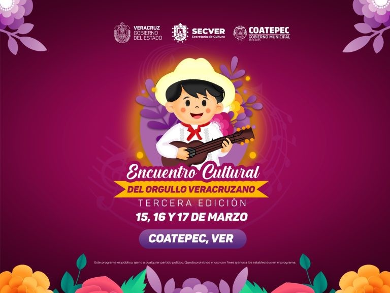 Festival Orgullo Veracruzano, del 15 al 17 de marzo en Coatepec