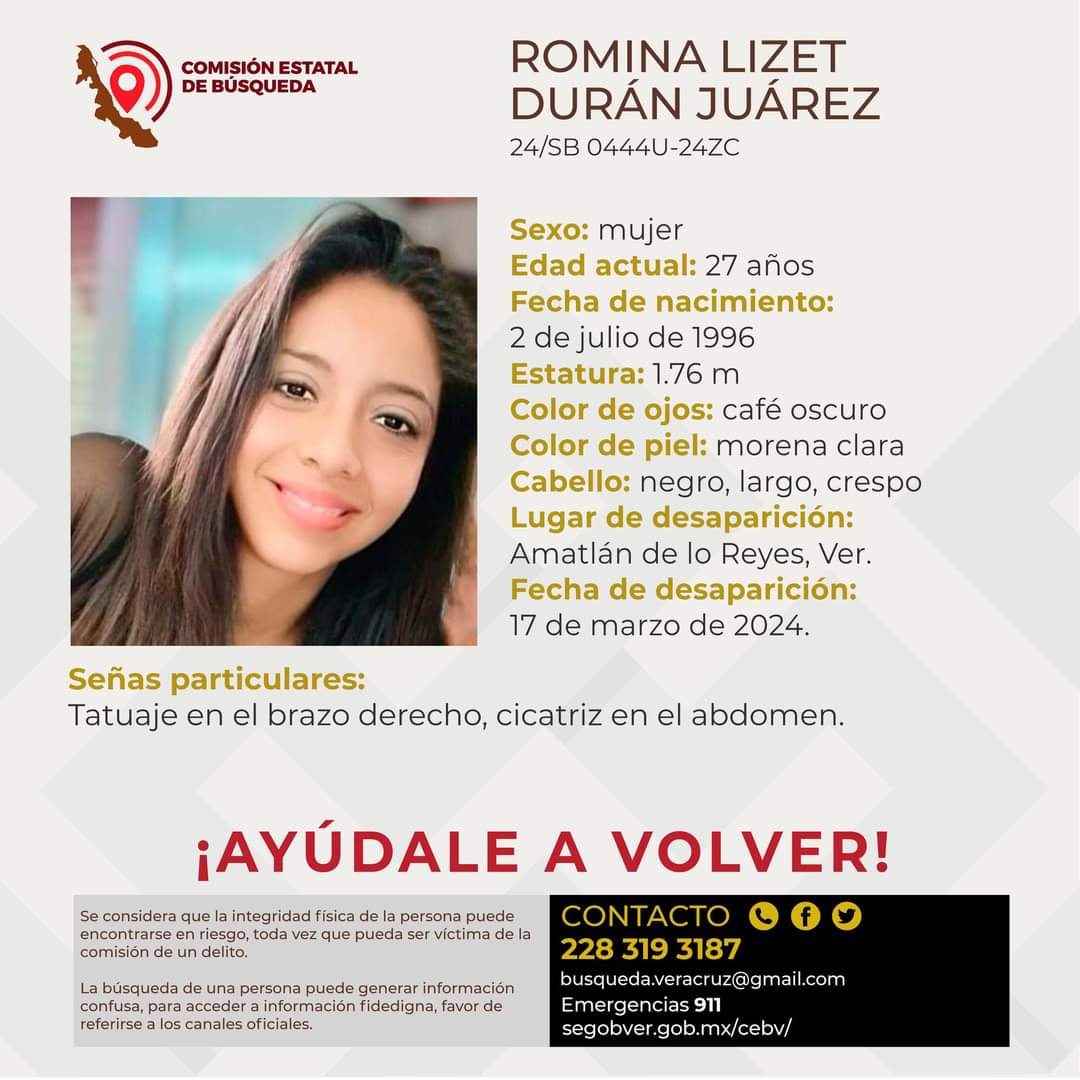 Reportan desaparición de tres jóvenes en la zona centro