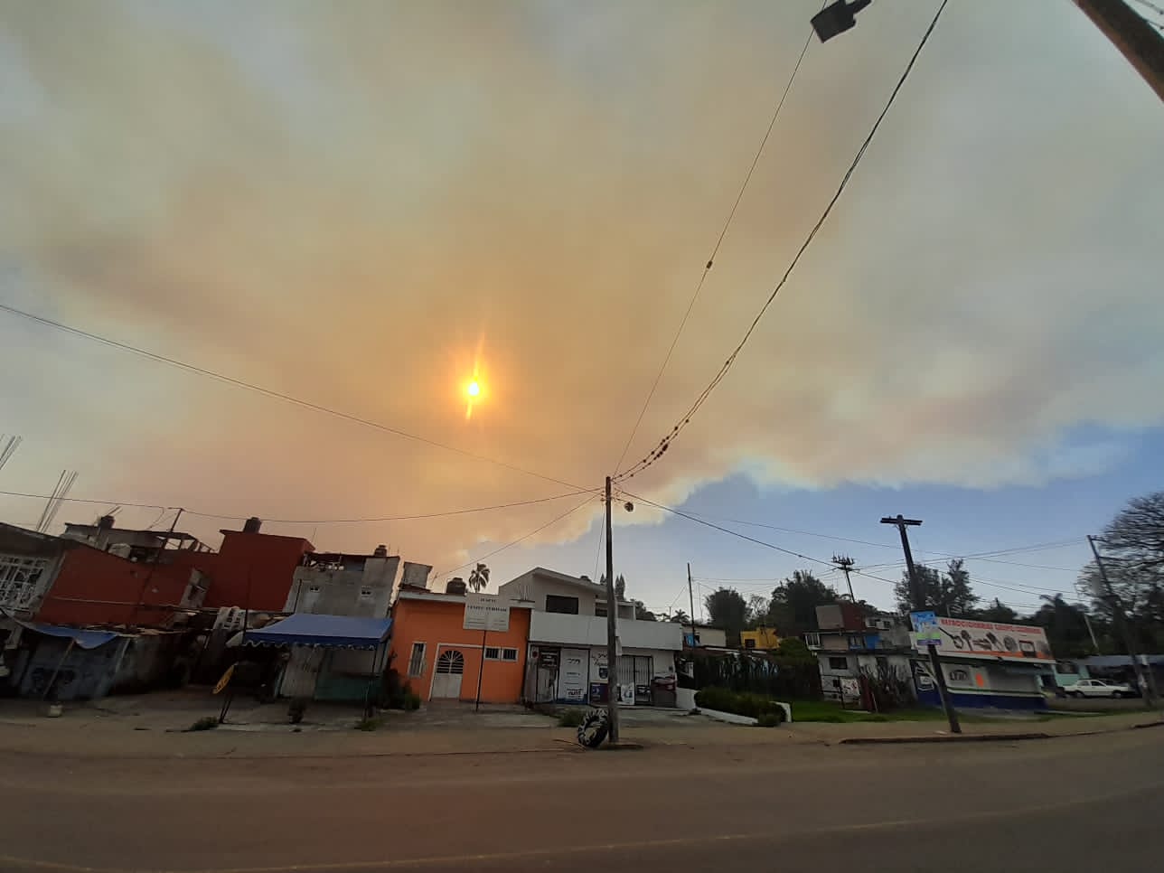 Aumentan a siete los incendios forestales activos en Veracruz