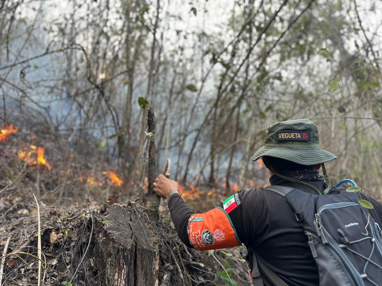 Reinician tareas para combatir incendios en las Altas Montañas