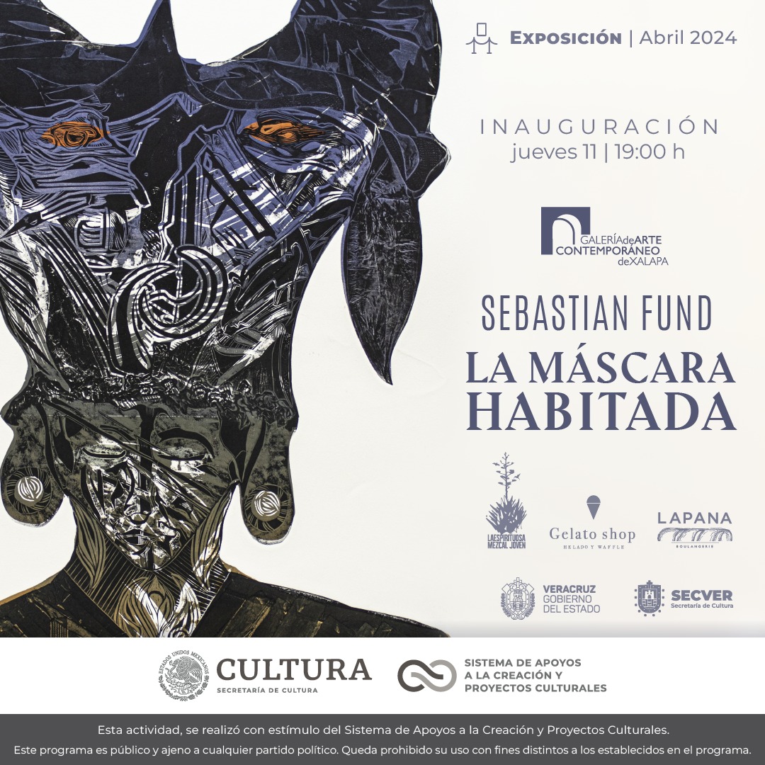 Este jueves inauguración de la exposición La máscara habitada, de Sebastian Fund, en la GACX