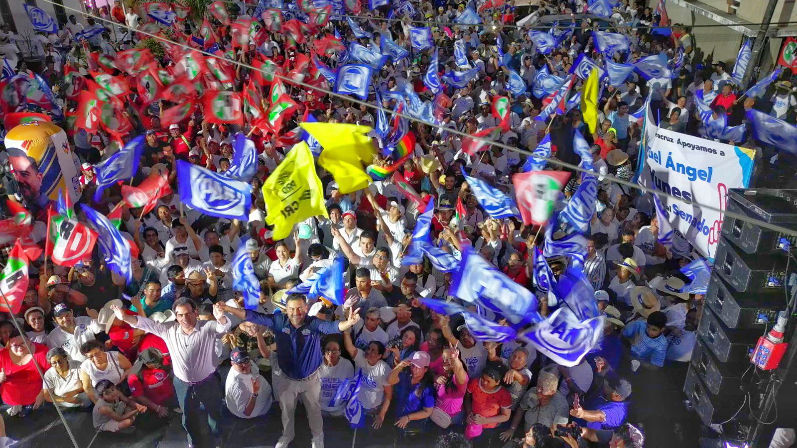 Desde el puerto jarocho lo decimos fuerte y claro: vamos a recuperar la grandeza de Veracruz: Miguel Ángel Yunes Márquez