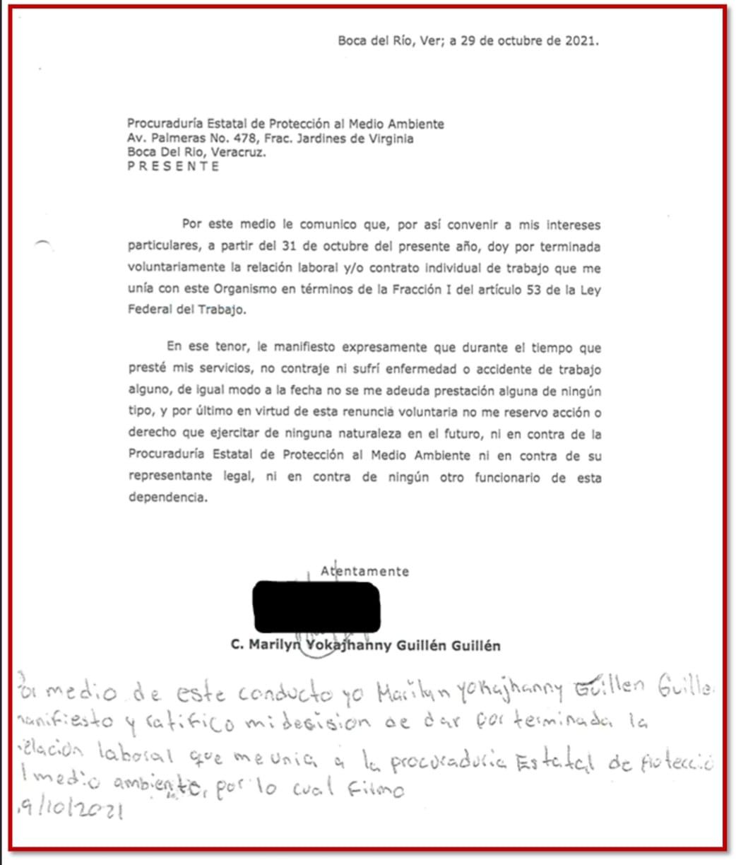 Señalada por colectiva no trabaja desde 2021 en PMA, aclara la Procuraduría
