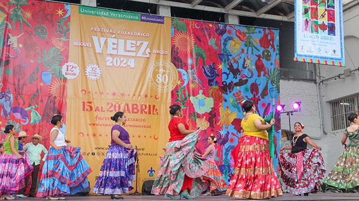 UV realiza 12º Festival Folklórico de Veracruz “Miguel Vélez Arceo”