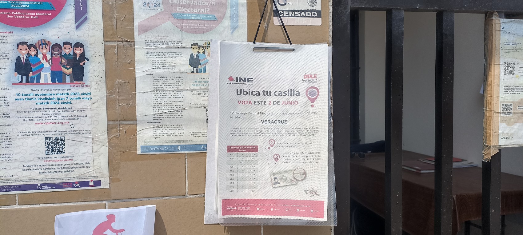 INE y OPLE Veracruz inician difusión para ubicación de las casillas