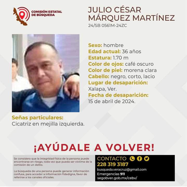 Familia desaparece en Xalapa, no llegaron a sus centros de trabajo ni a la escuela