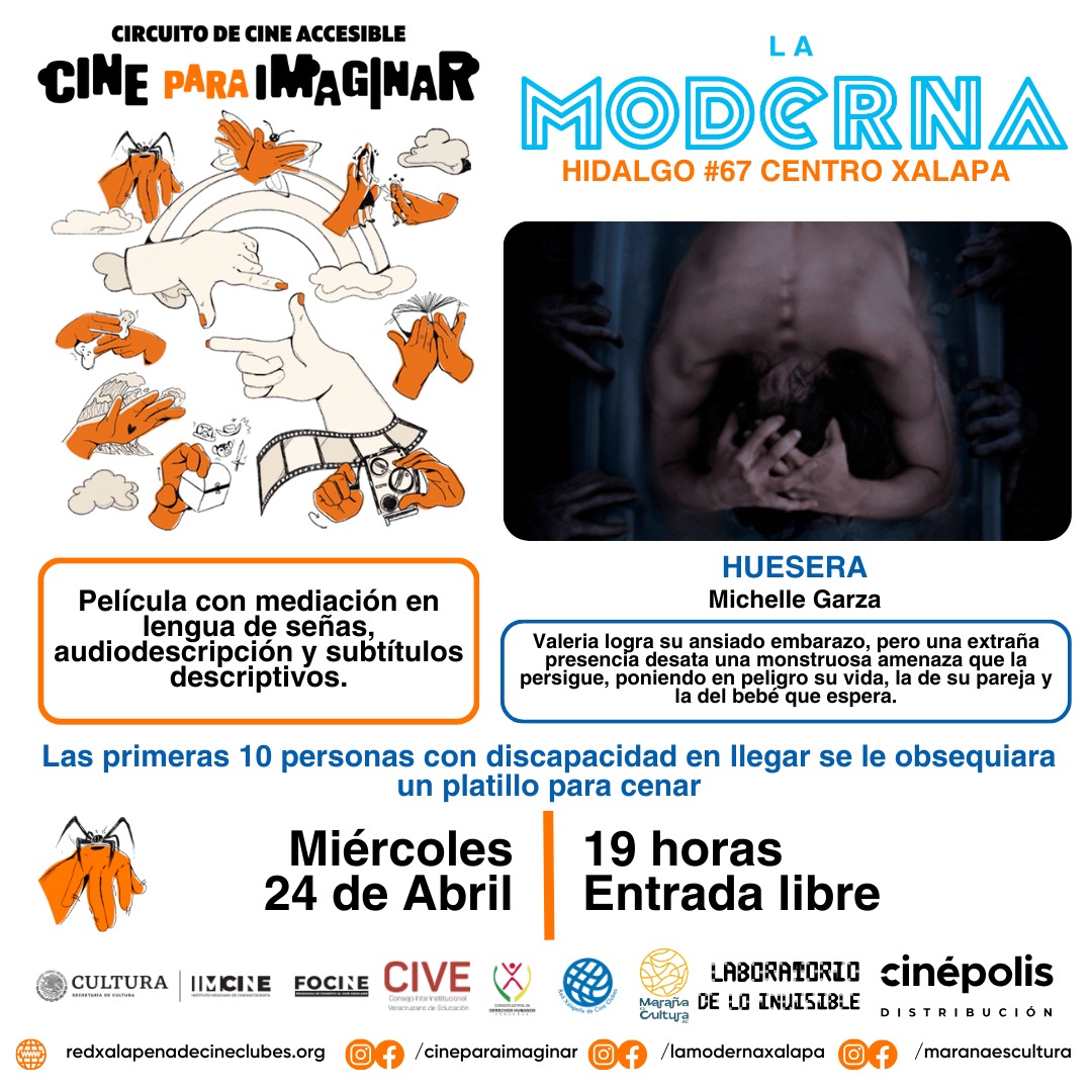 Función inclusiva de cine de terror este miércoles en Xalapa