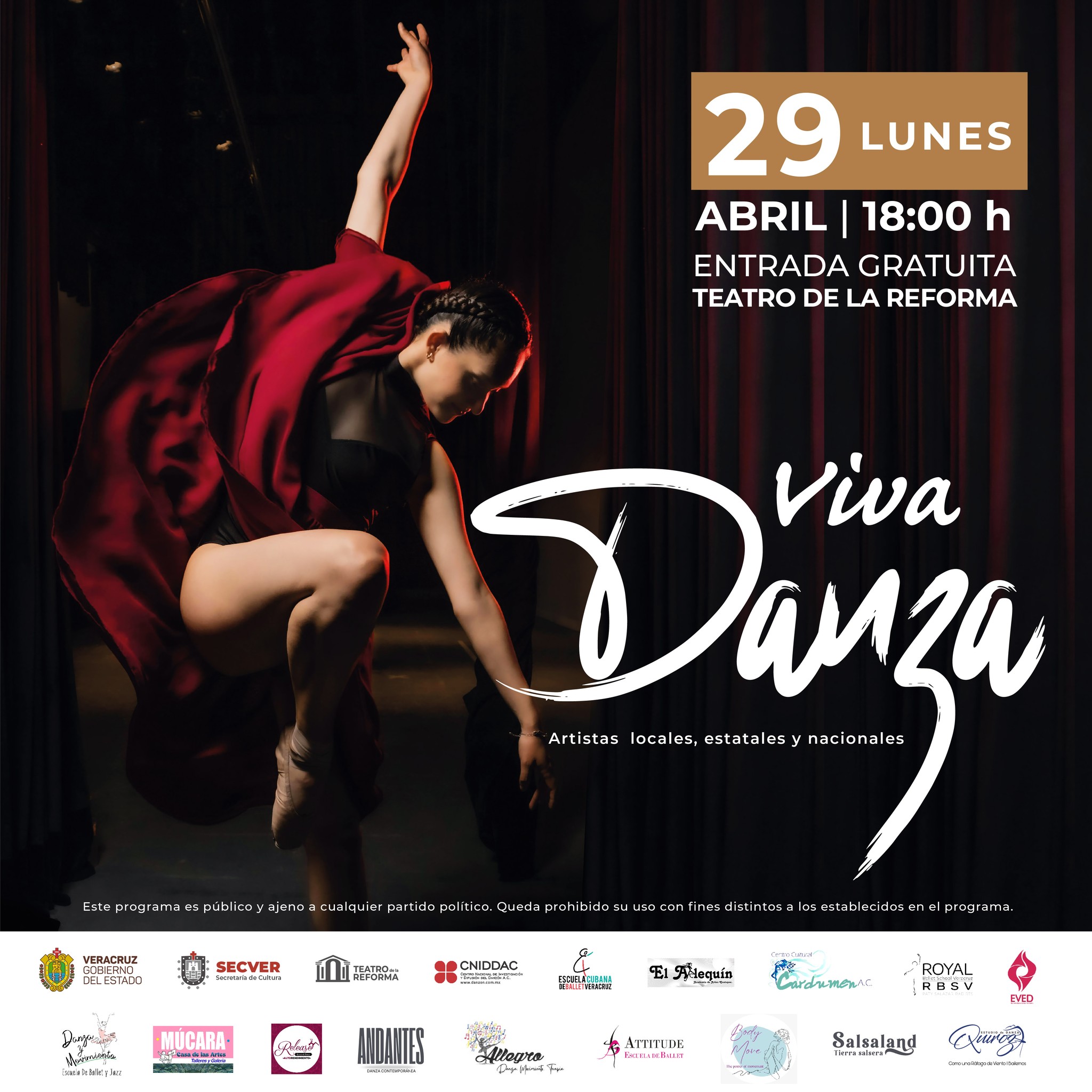 Celebra el Día Internacional de la Danza con el programa artístico Viva Danza