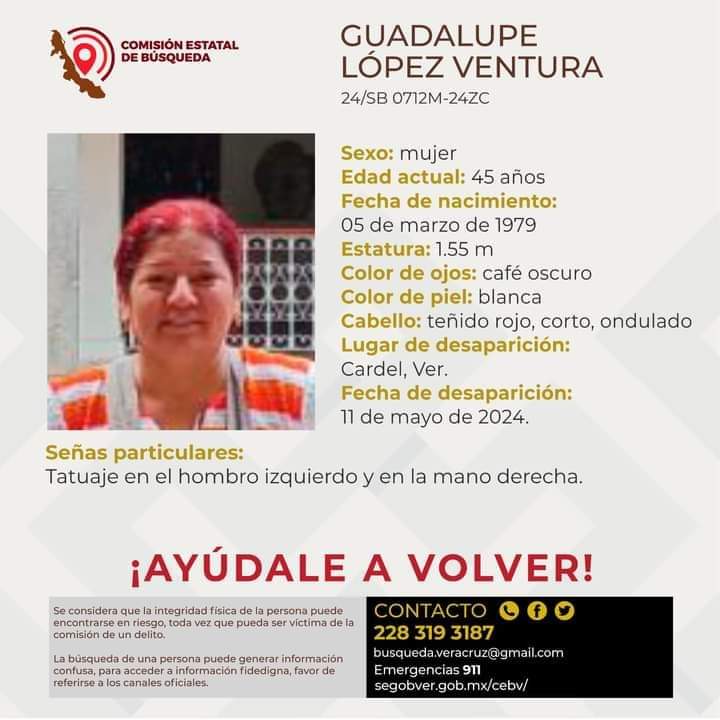 Reportan la desaparición de tres personas en Cardel