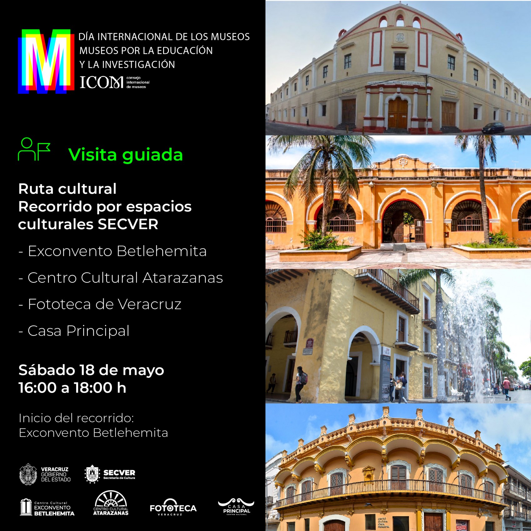 Celebremos el DIM recorriendo la Ruta cultural por los recintos de la SECVER en el puerto de Veracruz