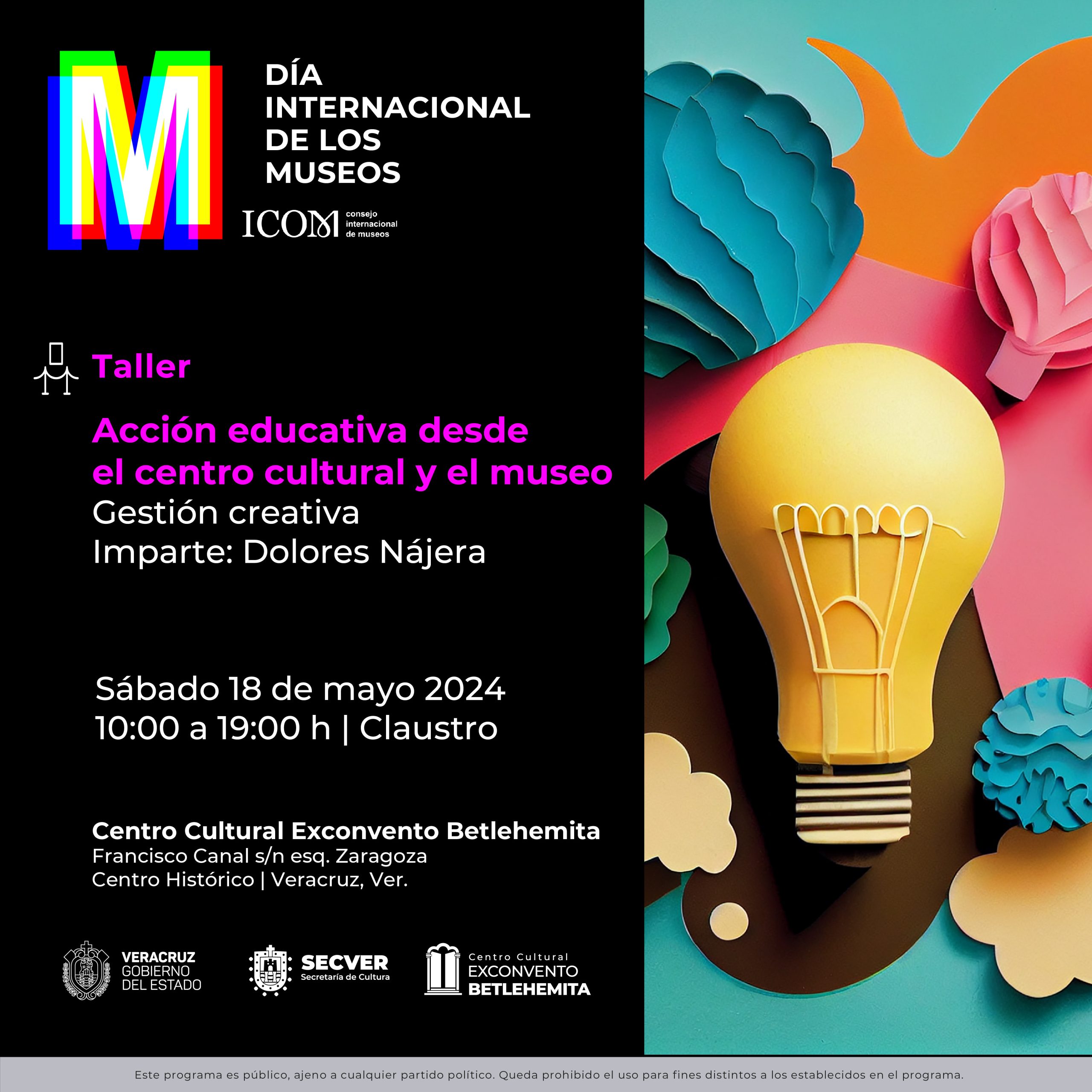 Presenta SECVER taller sobre gestión cultural y procesos educativos