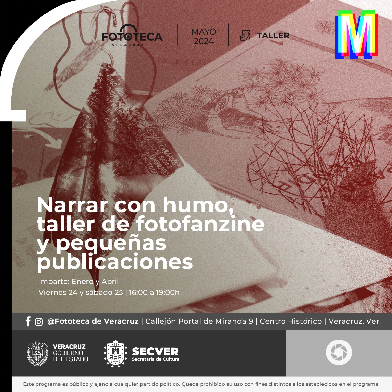 Se invita a taller de fotofanzine en el puerto de Veracruz