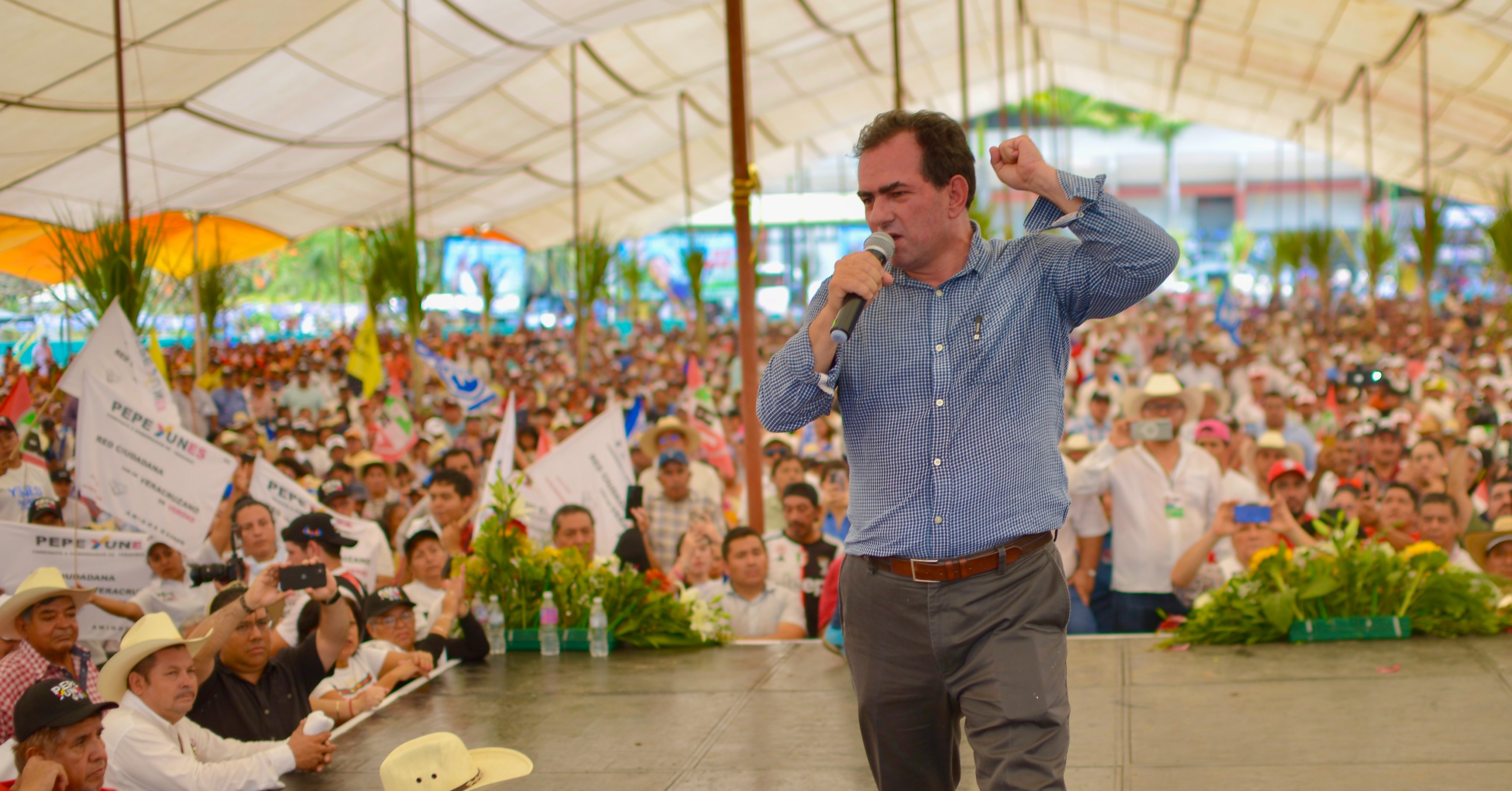 Pepe Yunes reconoce a quienes marcharon en diferentes ciudades del estado este domingo