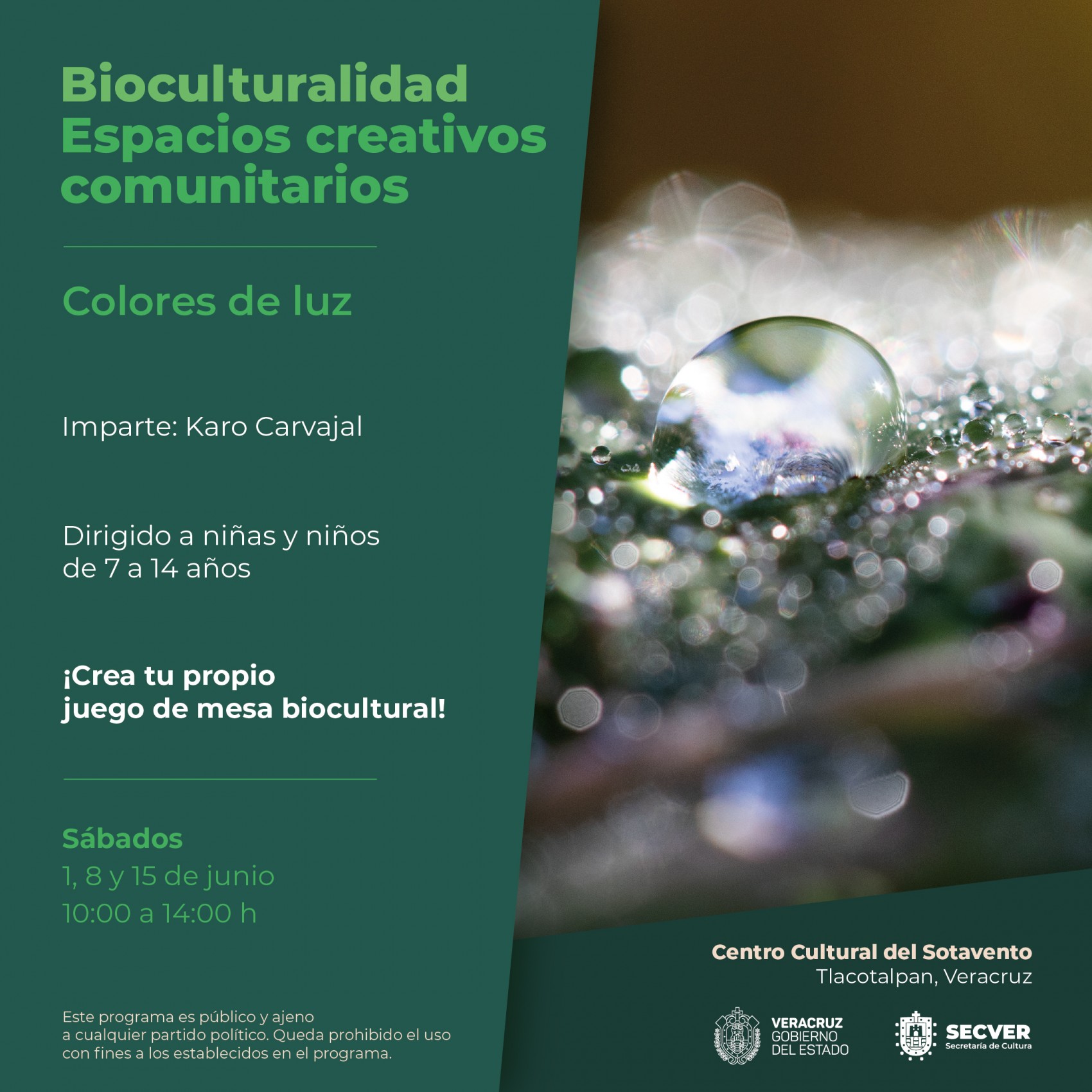 Presentan talleres de canto y artes visuales en el Centro Cultural del Sotavento