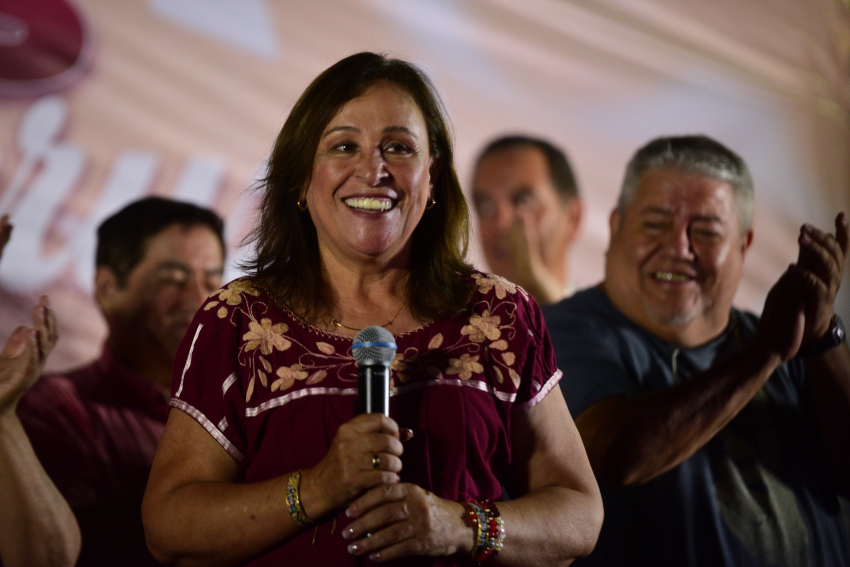 Tengo 24 puntos de ventaja dice Nahle en celebración de Plaza Lerdo
