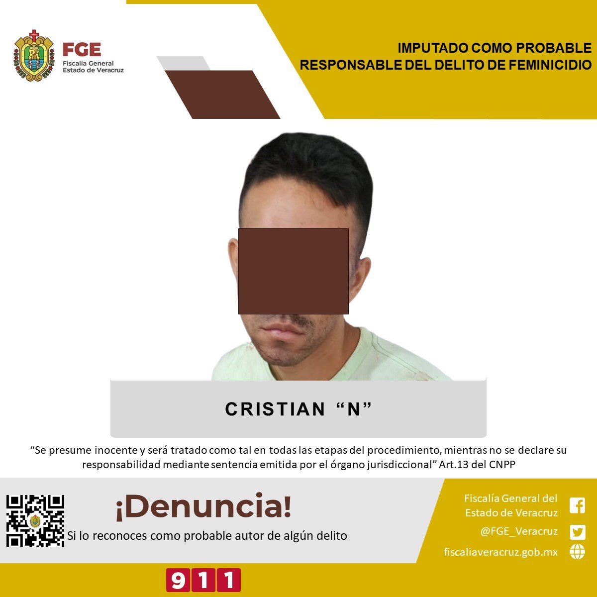 Imputan a Marino por feminicidio de Jessica en colonia de Veracruz