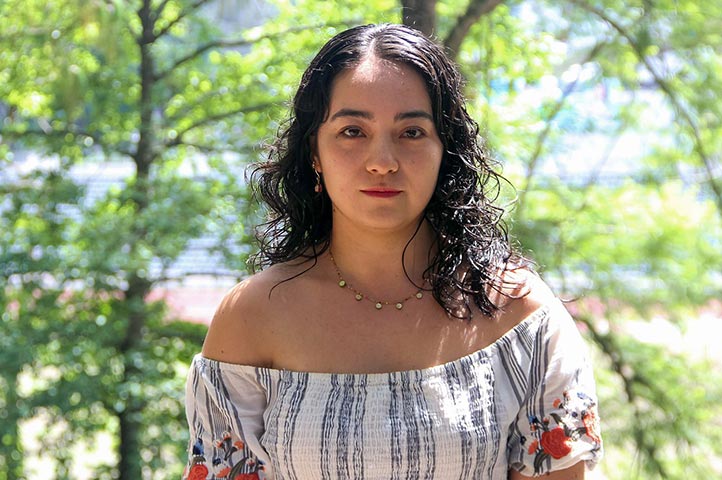 Alumna UV estudia especie de ajolote en las cercanías de Perote