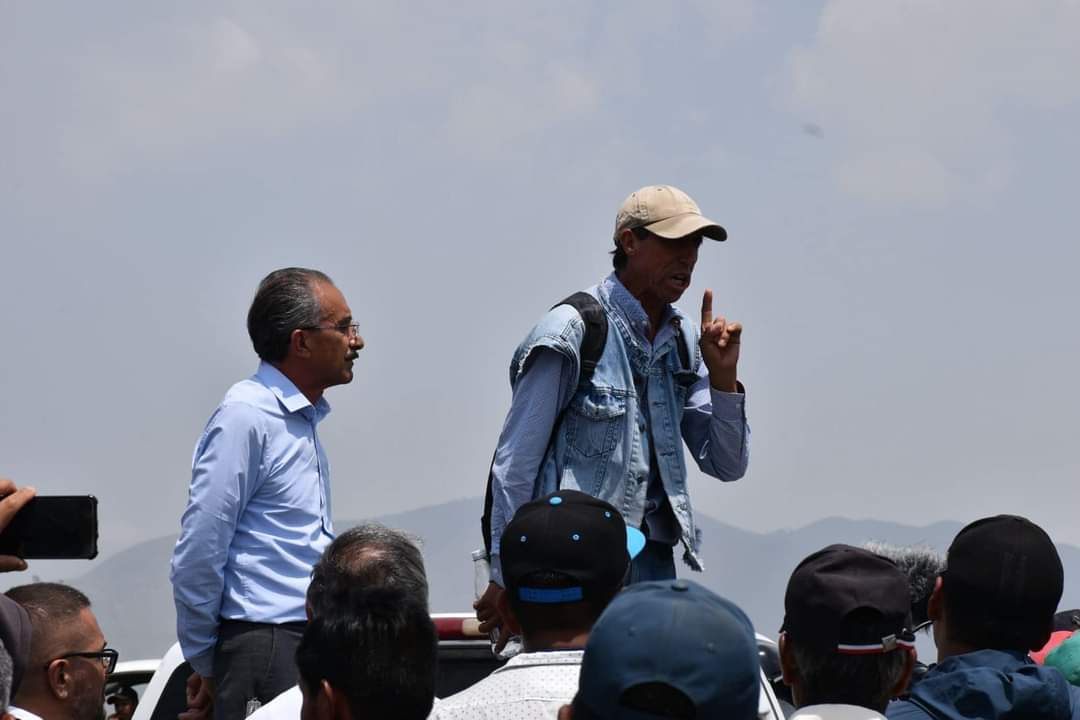 Se deslinda el alcalde de Perote de la represión violenta contra pobladores de Totalco
