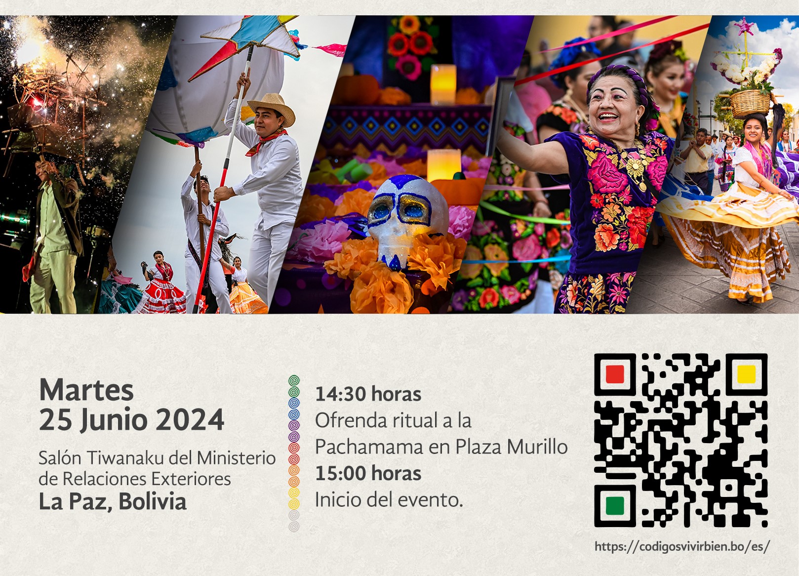 Invitan a presenciar el programa ‘Códigos del Vivir Bien de los Pueblos Ancestrales del Mundo’