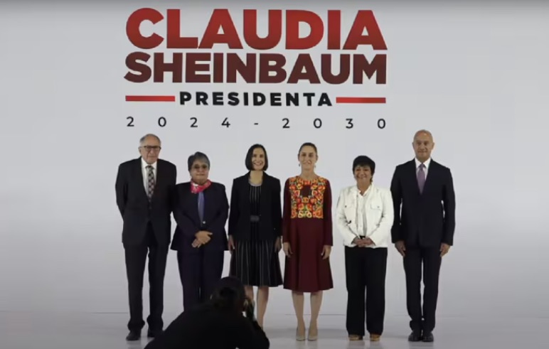 Sheinbaum presenta a 5 nuevos integrantes de su gabinete