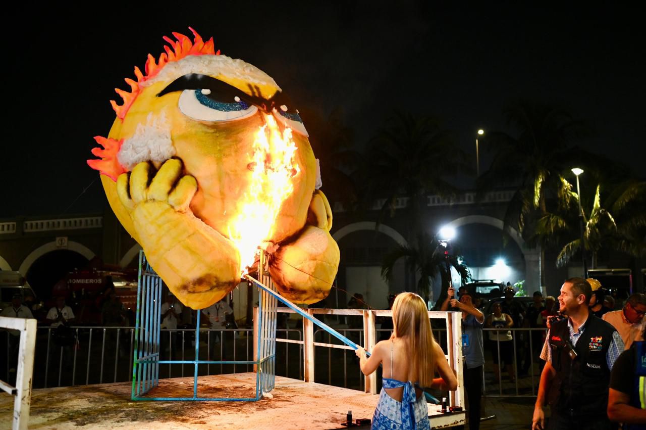 PC reporta saldo blanco en la ceremonia de la Quema del Mal Humor del Carnaval de Veracruz