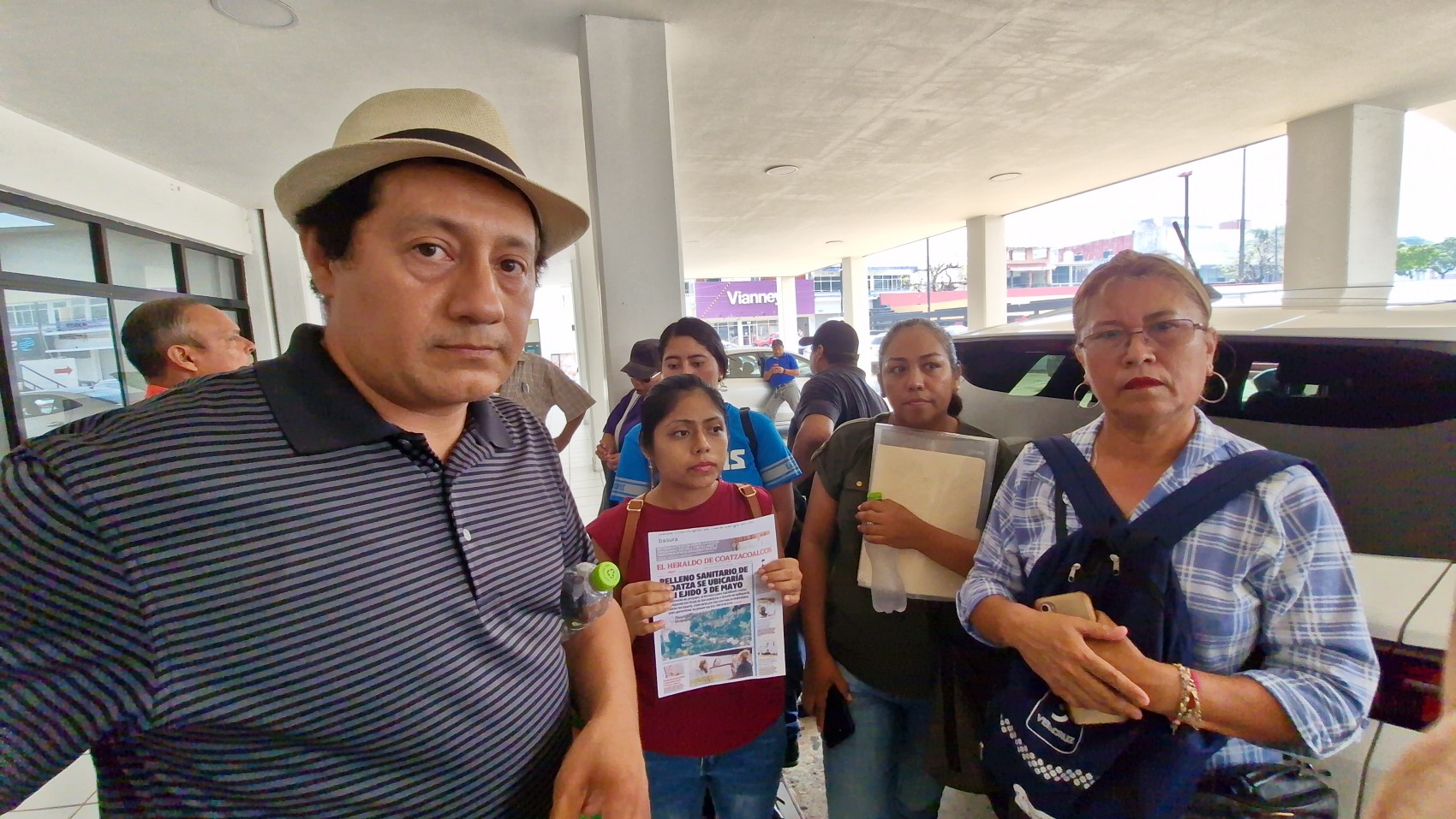 Vecinos rechazan construcción de relleno sanitario en el ejido Cinco de Mayo de Coatzacoalcos