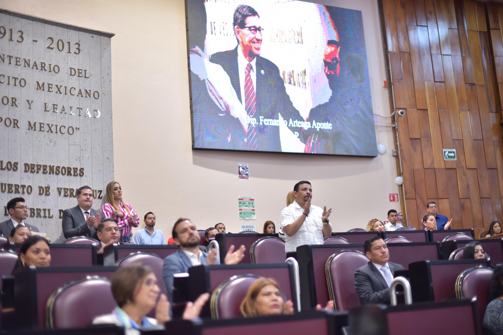Rinde LXVI Legislatura homenaje al diputado Fernando Arteaga