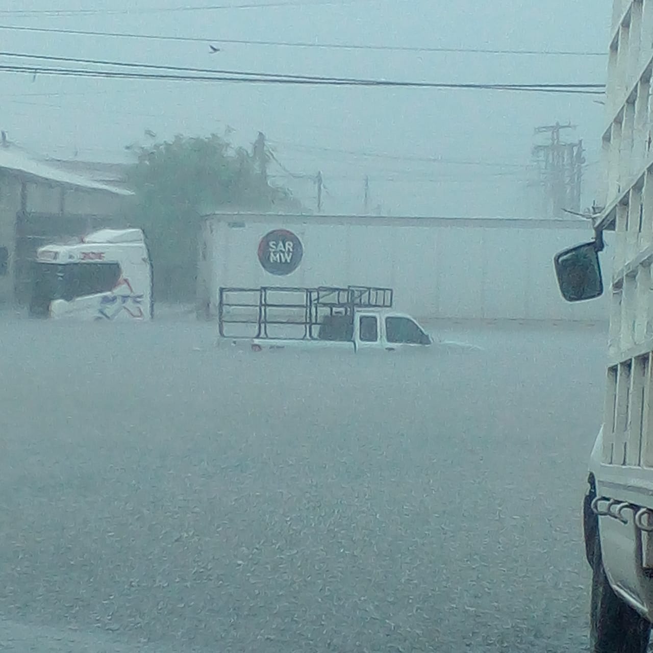 Lluvia intensa provoca inundaciones en la zona conurbada Veracruz-Boca del Río
