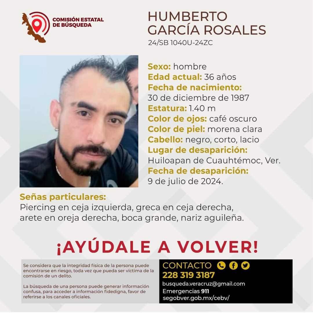 Reportan desaparecidos a 3 hombres en las Altas Montañas de Veracruz