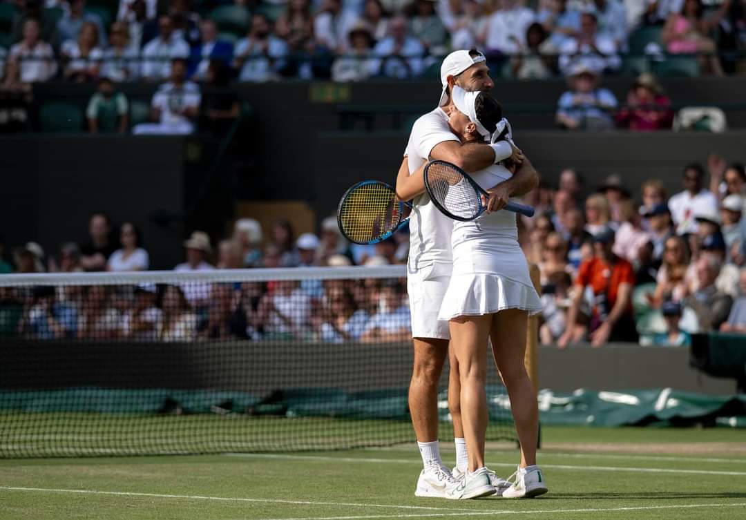 El cordobés Santy González y Giuliana Olmos son subcampeones de los dobles mixtos de Wimbledon
