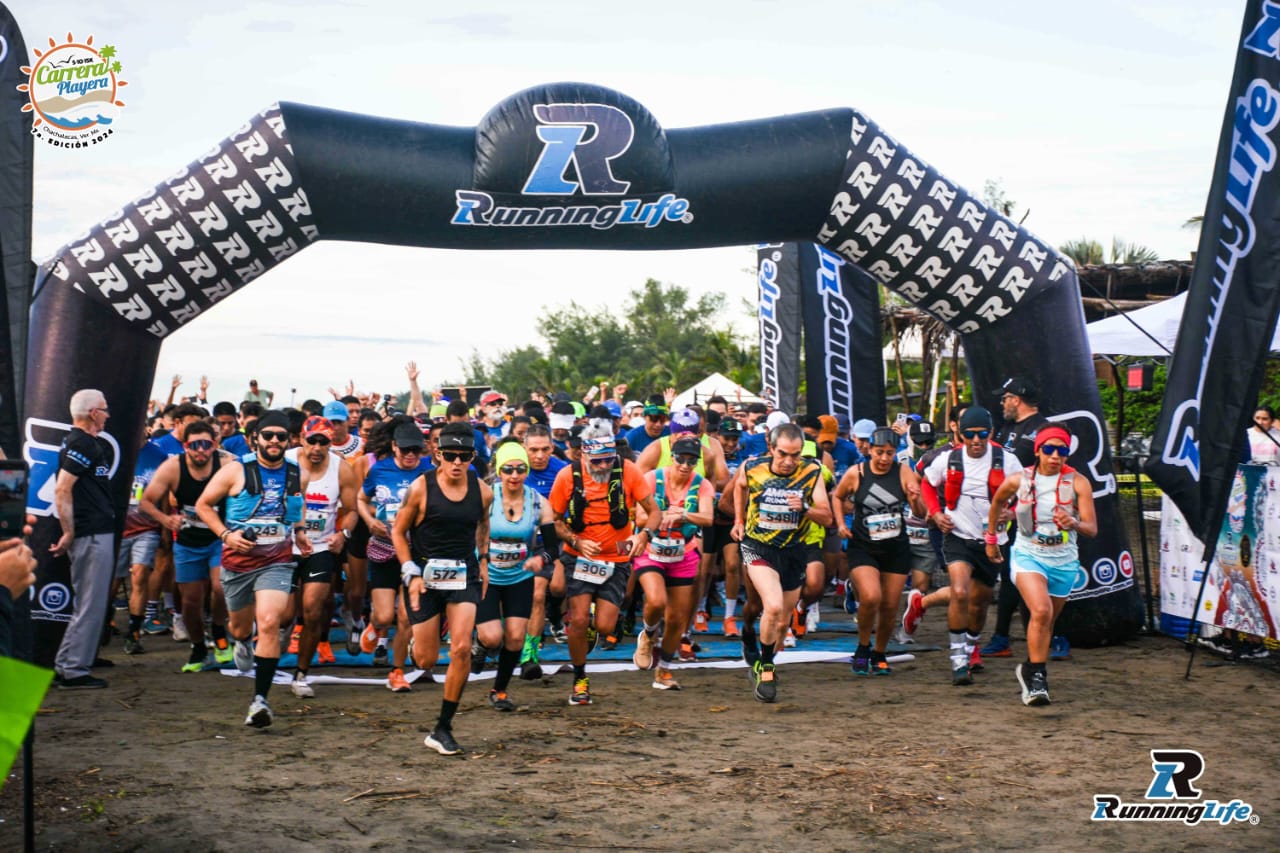 Todo un éxito la Carrera Playera Chachalacas 2024