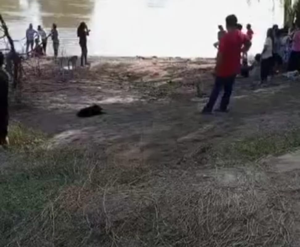 Mujer muere ahogada en el río Cotaxtla al intentar rescatar a dos menores que están desaparecidos