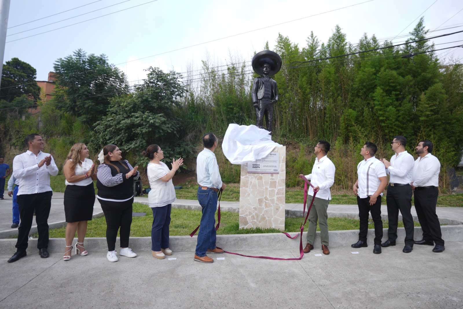 Alcalde de Emiliano Zapata inaugura parque recreativo en zona conurbada