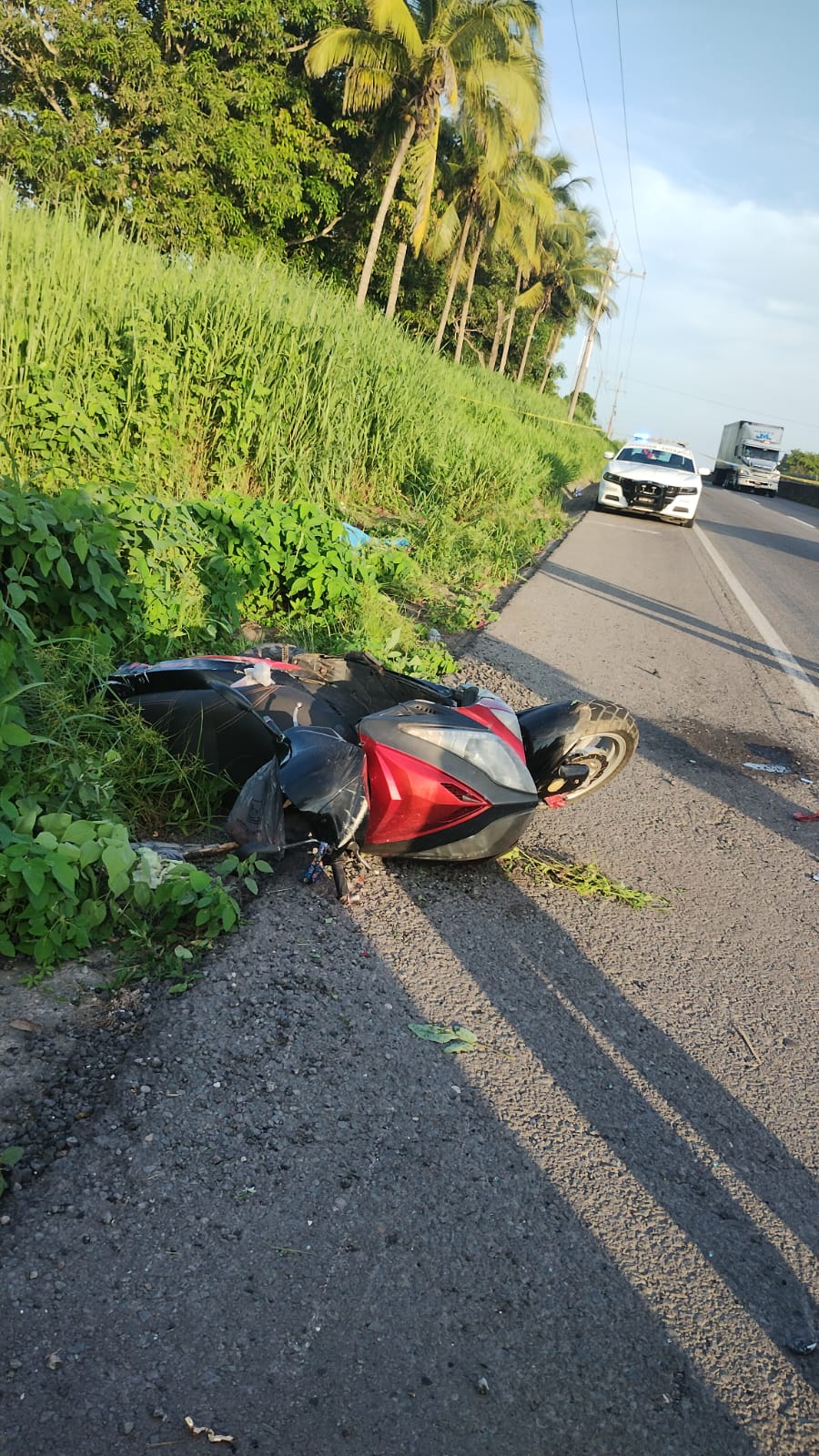Motociclista muere en el libramiento de Paso del Toro