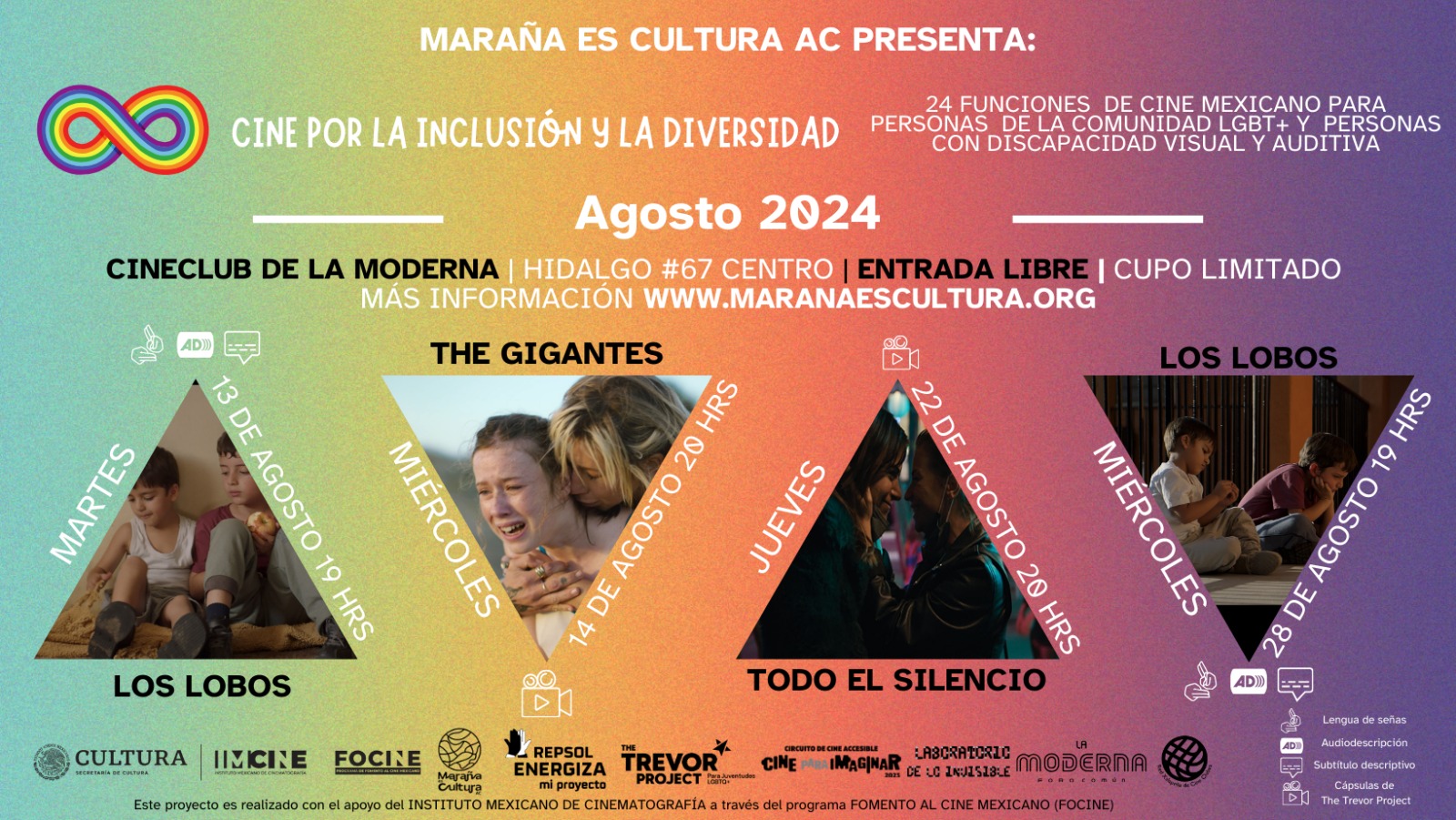 Cine por la inclusión y la diversidad esta semana en Xalapa