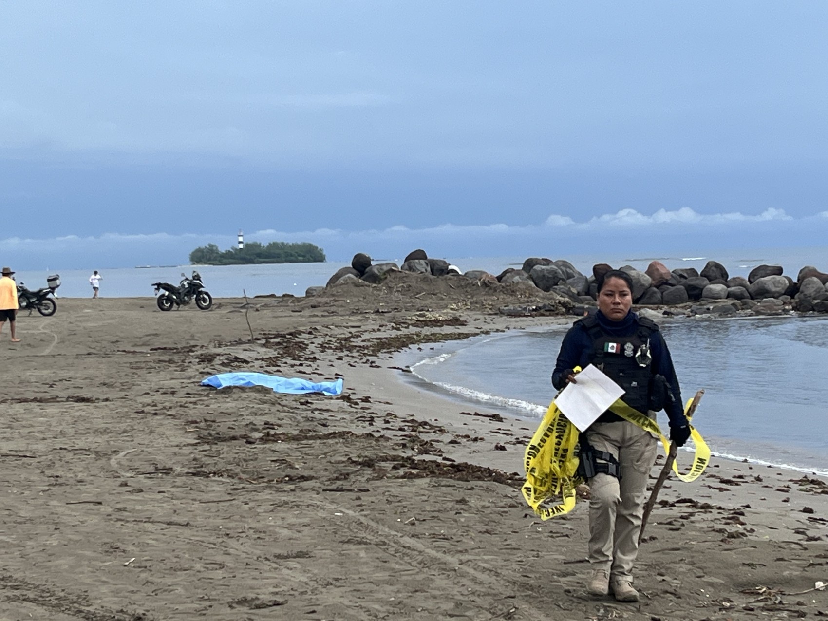 Acude a hacer yoga y fallece en playa de Boca del Río