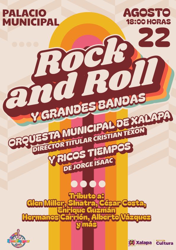 Vibrará Palacio Municipal al ritmo del rock mexicano y las grandes bandas