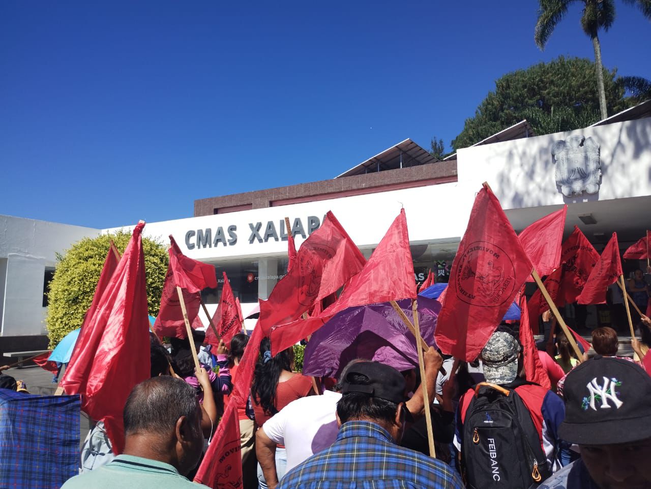 Antorchistas exigen a CMAS servicio de agua en colonias de la periferia de Xalapa