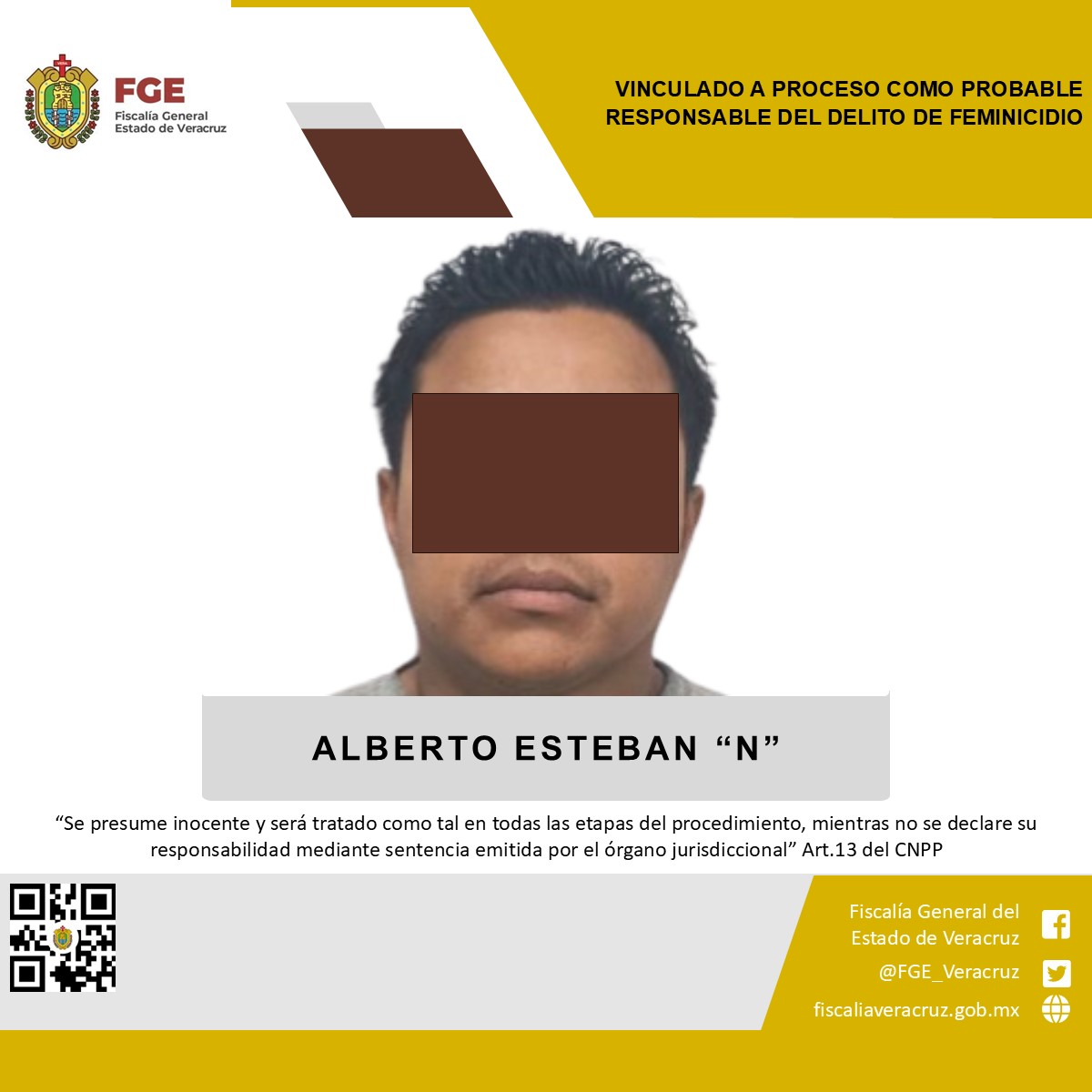 Vinculan a proceso a presunto responsable del feminicidio de Tricci Estefani en Orizaba