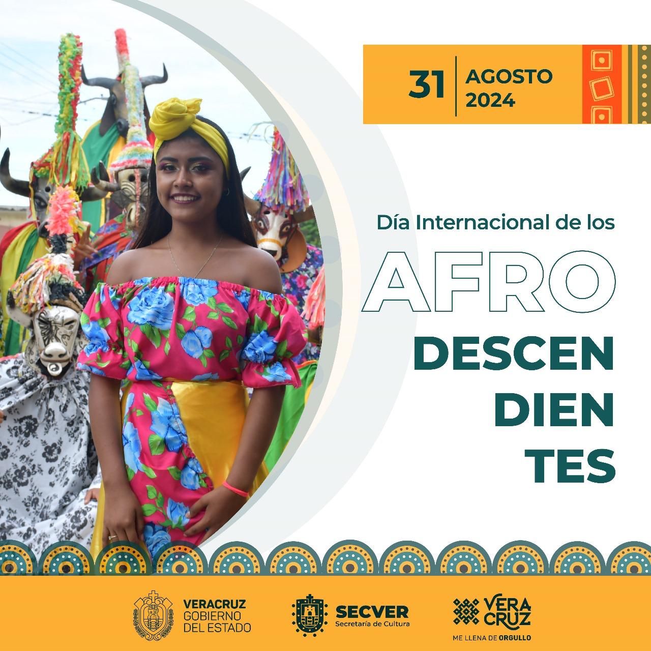 La SECVER realizará actividades culturales con motivo del Día Internacional de los Afrodescendientes